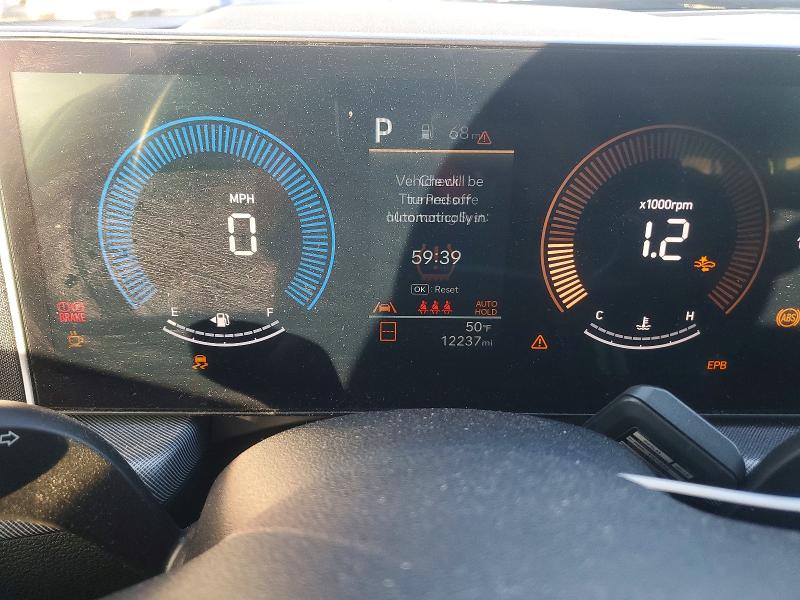 2024 Hyundai Sonata VIN KMHL64JA5RA371636 COPART salvage auction — FRONT END, Tn - Salvage Certificate, sold $6,000 on 2026-07-06 (photo 9)