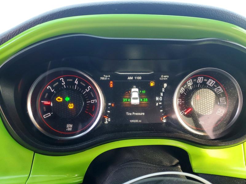 2016 Dodge Challenger VIN 2C3CDZAG9GH331123 COPART salvage auction — FRONT END, UT - SALVAGE CERTIFICATE, sold $2,700 on 2026-07-02 (photo 9)