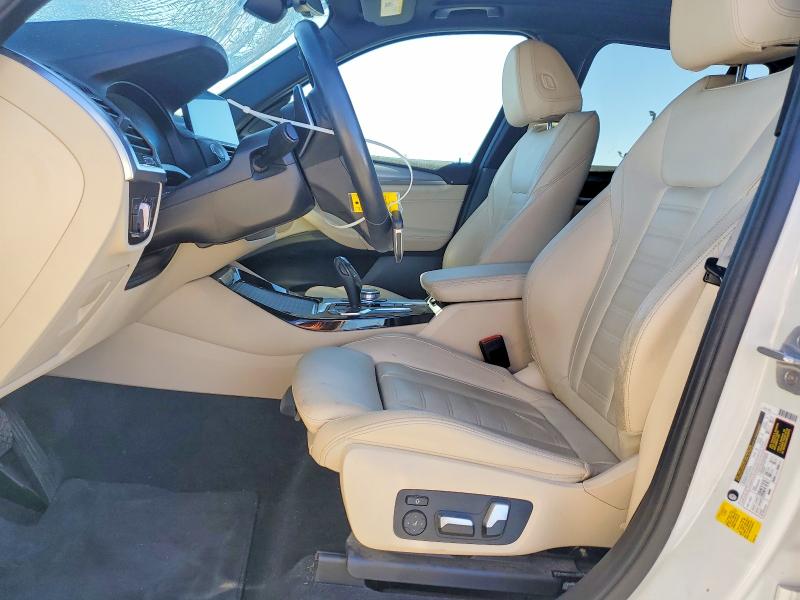 2020 BMW X3 VIN 5UXTY3C0XL9B43817 COPART salvage auction — FRONT END, Ca - Salvage Certificate, sold $7,200 on 2026-07-21 (photo 7)