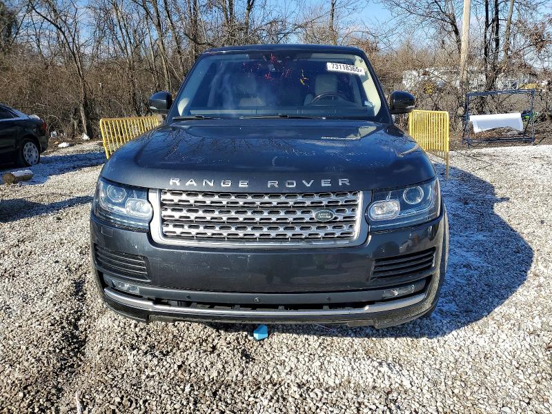 2017 Land rover RANGE ROVER VIN SALGS2FV1HA372100 COPART salvage auction — MINOR DENT/SCRATCHES, MI - CERTIFICATE OF TITLE, sold $7,600 on 2026-07-28 (photo 5)