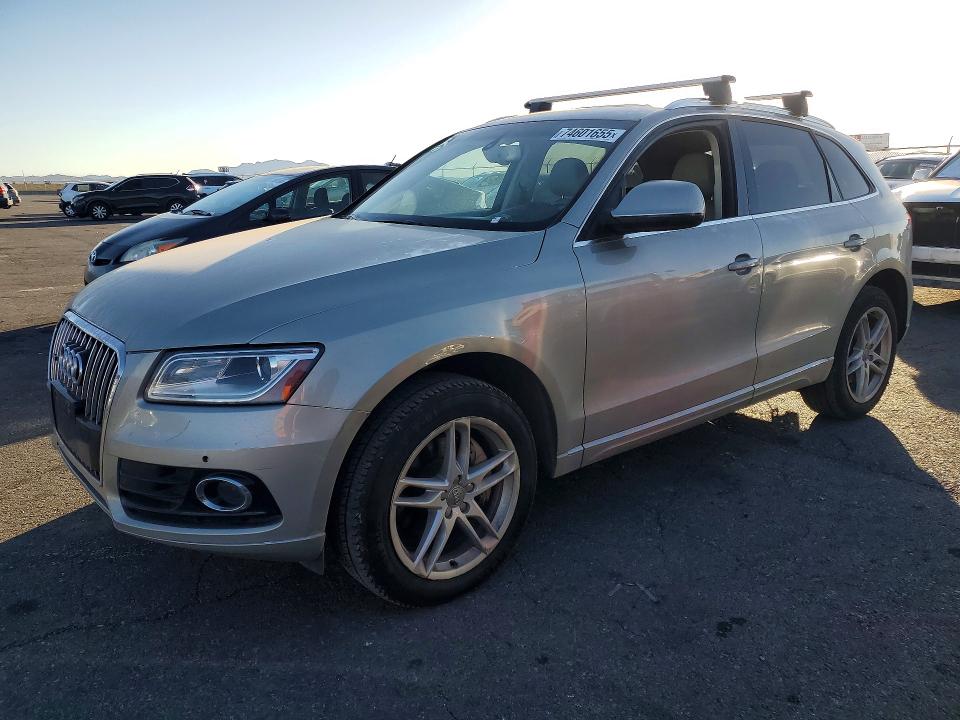 2014 Audi Q5 VIN WA1CMAFP6EA062672 COPART salvage auction — MECHANICAL, Ut - Certificate Of Title, sold $3,000 on 2026-07-27 (photo 1)