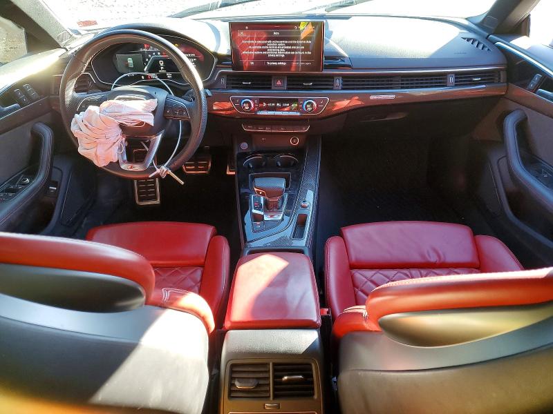 2021 Audi S5 VIN WAUC4DF57MA016589 COPART salvage auction — REAR END, Salvage Title, sold $7,500 on 2026-07-28 (photo 8)