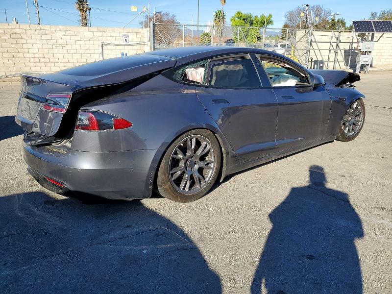 2021 Tesla Model s VIN 5YJSA1E6XMF444101 COPART salvage auction — FRONT END, Ca - Salvage Certificate, sold $200 on 2026-07-16 (photo 3)