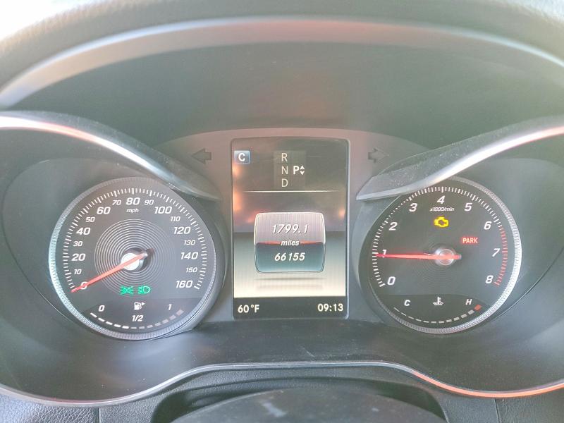 2018 Mercedes-benz Glc VIN WDC0G4JB0JV035946 COPART salvage auction — FRONT END, Tx - Salvage Vehicle Title, sold $650 on 2026-07-29 (photo 9)