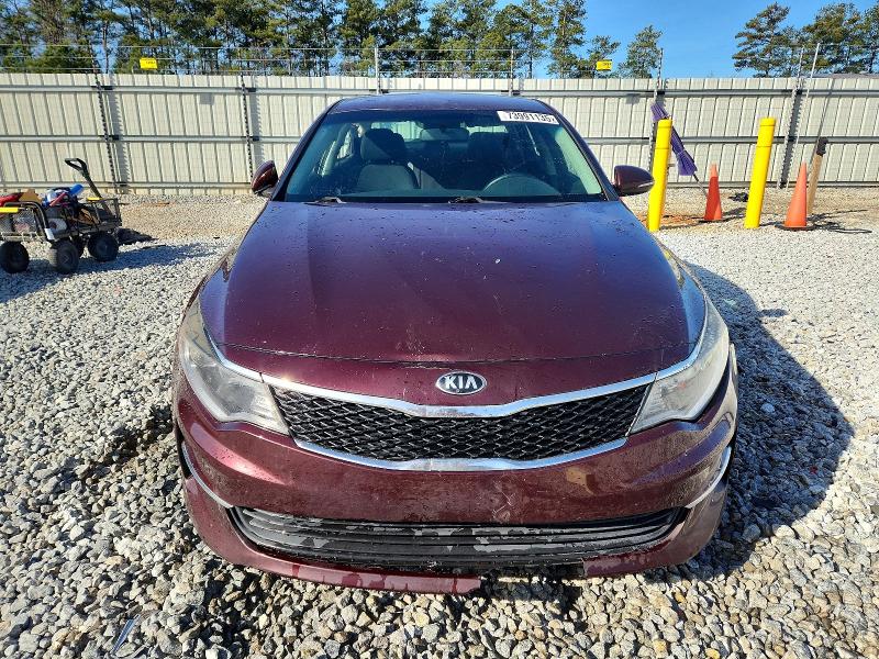 2018 Kia Optima VIN 5XXGT4L36JG231939 COPART salvage auction — REAR END, Al - Cert Of Title-Salvage Title, sold $700 on 2026-07-15 (photo 5)