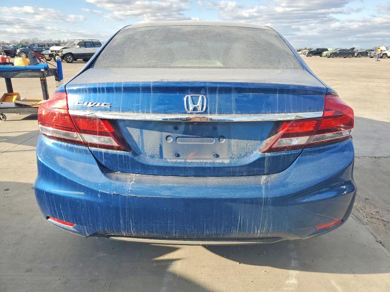 2013 Honda Civic VIN 19XFB2F56DE011018 COPART salvage auction — FRONT END, Salvage Title, sold $1,350 on 2026-07-09 (photo 6)