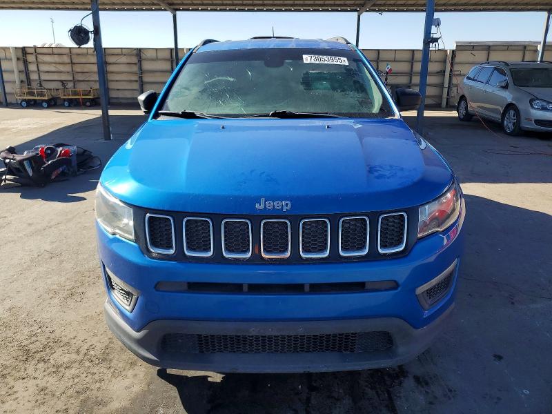 2018 Jeep Compass VIN 3C4NJDAB0JT230281 COPART salvage auction — FRONT END, Tx - Salvage Vehicle Title, sold $2,950 on 2026-07-10 (photo 5)