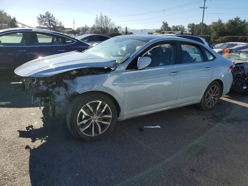 2025 Volkswagen Jetta VIN 3VW7X7BU2SM110161 COPART salvage auction — FRONT END, CA - SALVAGE CERTIFICATE, sold $2,700 on 2026-07-02 (photo 1)