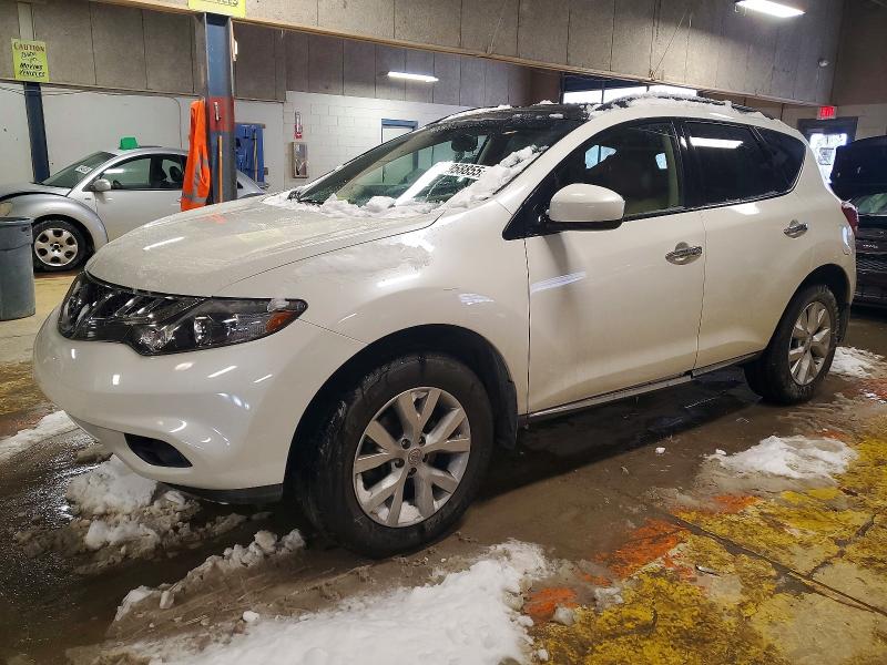 2013 Nissan Murano VIN JN8AZ1MWXDW313742 COPART salvage auction — REAR END, In - Cert Of Title-Salvage Title, sold $1,350 on 2026-07-28 (photo 1)