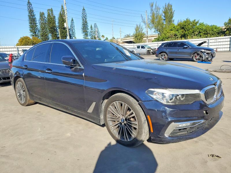 2018 BMW 5er VIN WBAJA5C51JWA38874 COPART salvage auction — SIDE, Salvage Title, sold $5,900 on 2026-07-20 (photo 4)
