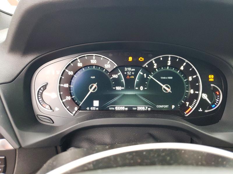 2018 BMW X3 VIN 5UXTR9C51JLD89747 COPART salvage auction — FRONT END, Nj - Cert Of Title-Salvage, sold $9,800 on 2026-07-14 (photo 9)