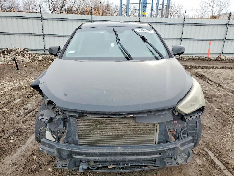 2013 Hyundai Santa fe VIN 5XYZT3LB4DG081274 COPART salvage auction — FRONT END, Il - Salvage Certificate, sold $450 on 2026-07-29 (photo 5)