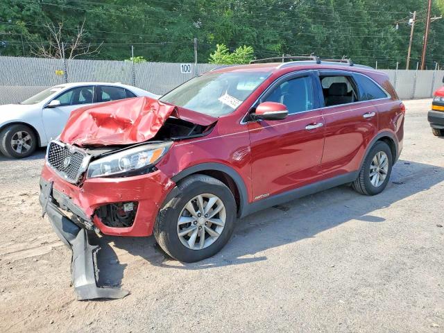 2017 Kia Sorento VIN 5XYPGDA52HG197058 COPART salvage auction — FRONT END, Pa - Certificate Of Salvage, sold $1,400 on 2026-07-22 (photo 1)
