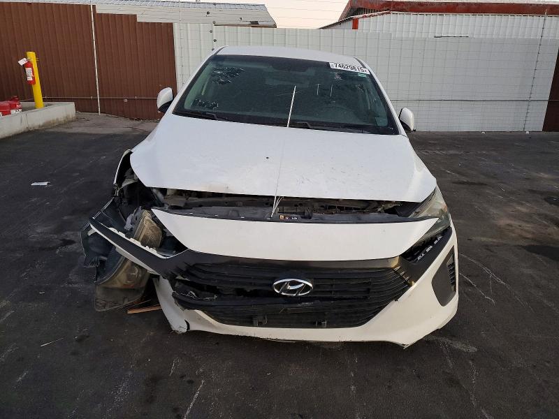 2019 Hyundai Ioniq VIN KMHC65LC1KU140161 COPART salvage auction — FRONT END, Nv - Salvage Title (P), sold $2,950 on 2026-07-08 (photo 5)