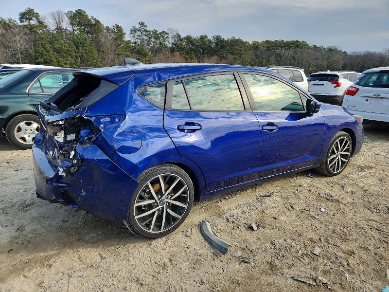2025 Subaru Impreza VIN JF1GUAFCXS8201702 COPART salvage auction — REAR END, Va - Cert Of Title - Salvage, sold $4,950 on 2026-07-07 (photo 3)