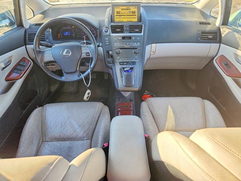 2010 Lexus Hs 250h VIN JTHBB1BA2A2020723 COPART salvage auction — REAR END, Vt - Certificate Of Title, sold $2,000 on 2026-07-31 (photo 8)