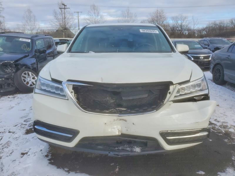 2014 Acura Mdx VIN 5FRYD3H40EB020711 COPART salvage auction — FRONT END, Ct - Cert Of Title-Parts Only Salva, sold $1,100 on 2026-09-11 (photo 5)