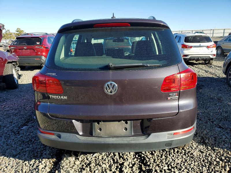 2016 Volkswagen Tiguan VIN WVGBV7AX3GW593869 COPART salvage auction — MINOR DENT/SCRATCHES, Nv - Certificate Of Title, sold $850 on 2026-07-23 (photo 6)