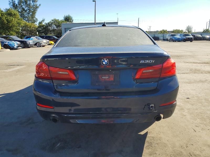 2018 BMW 5er VIN WBAJA5C51JWA38874 COPART salvage auction — SIDE, Salvage Title, sold $5,900 on 2026-07-20 (photo 6)