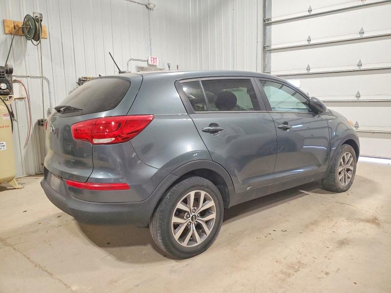 2014 Kia Sportage VIN KNDPBCAC8E7629927 COPART salvage auction — HAIL, Id - Salvage Certificate Of Title, sold $2,000 on 2026-07-10 (photo 3)