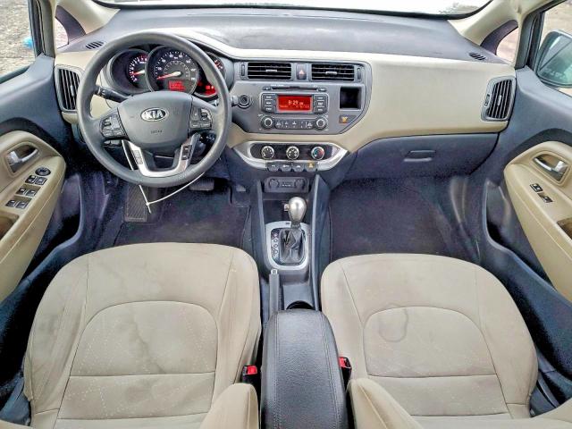 2014 Kia Rio VIN KNADN4A36E6368168 COPART salvage auction — REAR END, Salvage Title, sold $700 on 2026-07-17 (photo 8)