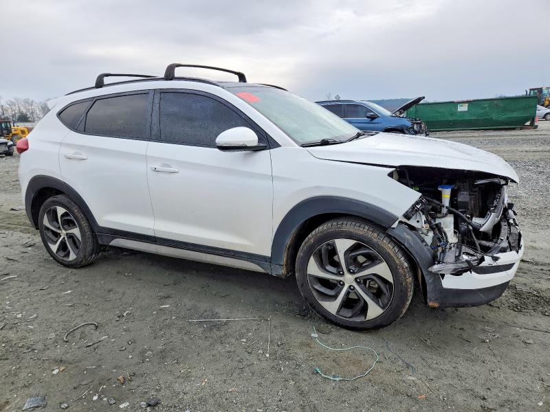 2018 Hyundai Tucson VIN KM8J33A23JU757123 COPART salvage auction — FRONT END, Sc - Cert Of Title-Salvage, sold $2,500 on 2026-07-08 (photo 4)