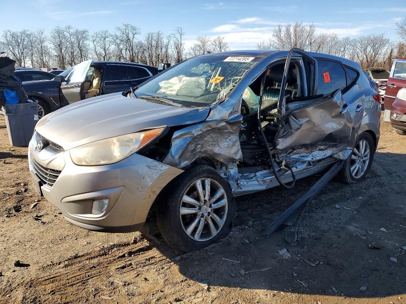 2013 Hyundai Tucson VIN KM8JU3AC0DU599883 COPART salvage auction — SIDE, Md - Cert Of Salvage > 75% Damage, sold $125 on 2026-07-21 (photo 1)