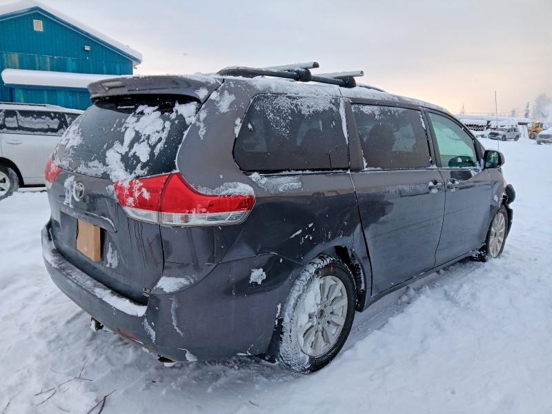 2011 Toyota Sienna VIN 5TDJK3DC5BS019308 COPART salvage auction — FRONT END, Ak - Bill Of Sale- Salvage, sold $450 on 2026-07-07 (photo 3)