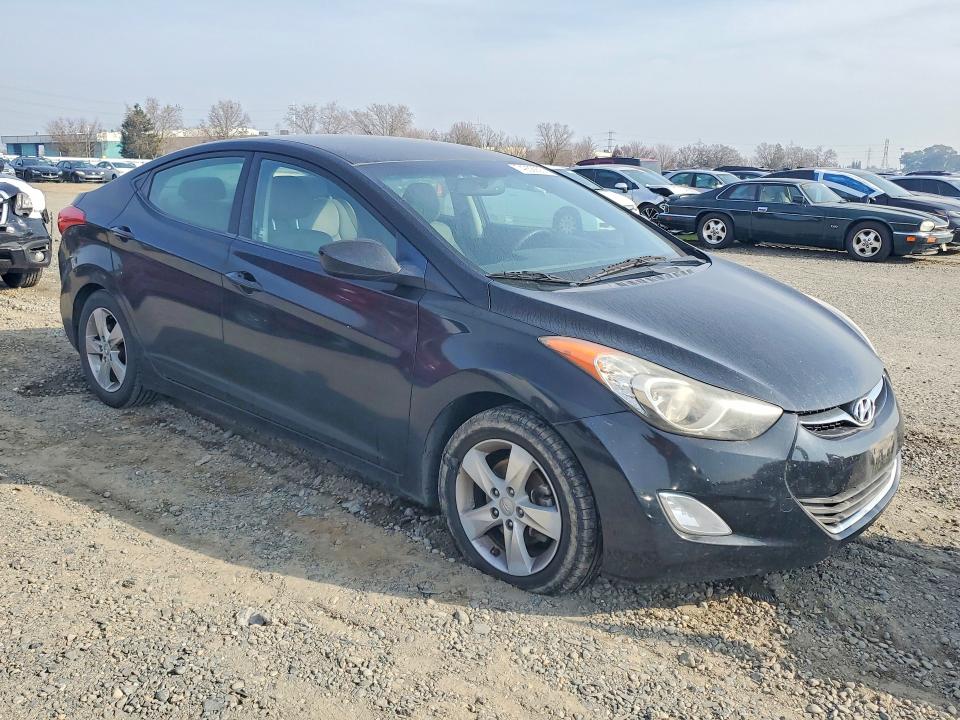 2013 Hyundai Elantra VIN KMHDH4AE2DU873075 COPART salvage auction — NORMAL WEAR, Ca - Salvage Acquisition Billofsale, sold $625 on 2026-07-09 (photo 4)