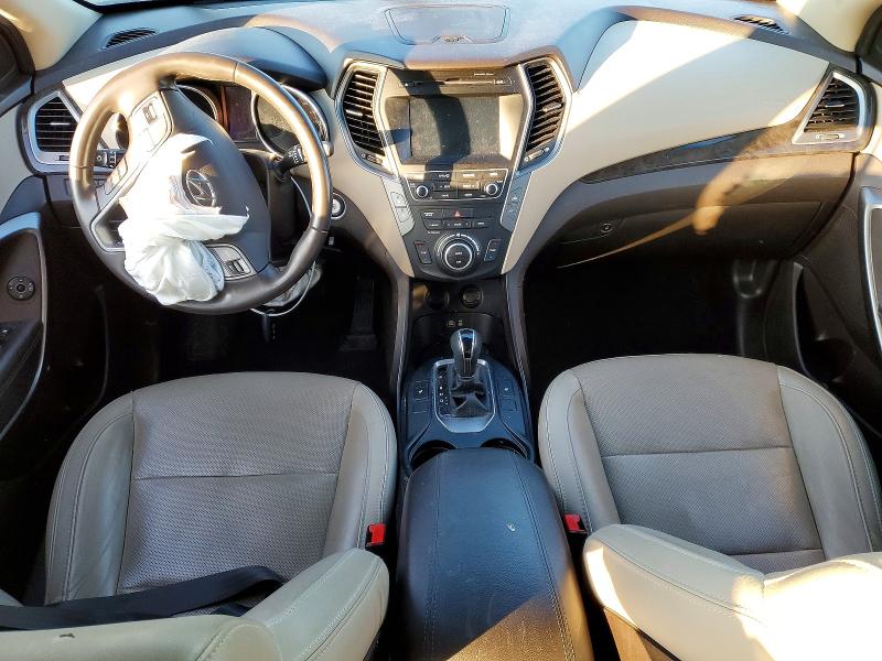 2017 Hyundai Santa fe VIN 5XYZUDLB4HG444889 COPART salvage auction — FRONT END, Ut - Salvage Certificate, sold $1,700 on 2026-07-24 (photo 8)