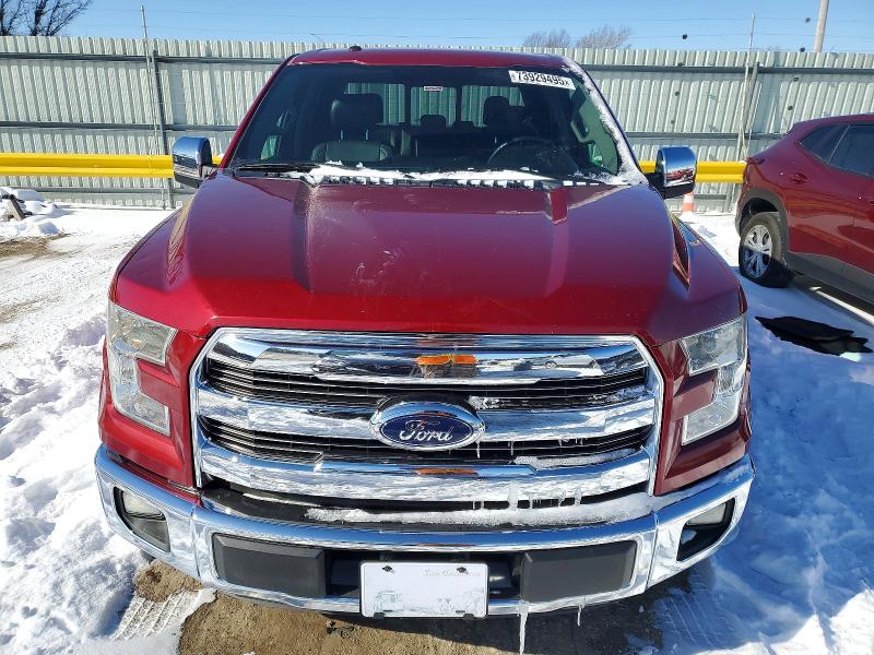 2015 Ford F-150 VIN 1FTEW1CG3FKE15877 COPART salvage auction — HAIL, Other, sold $8,300 on 2026-08-24 (photo 5)