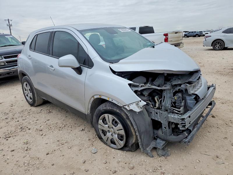 2017 Chevrolet Trax VIN KL7CJKSB7HB174357 COPART salvage auction — FRONT END, Tx - Salvage Vehicle Title, sold $750 on 2026-07-09 (photo 4)