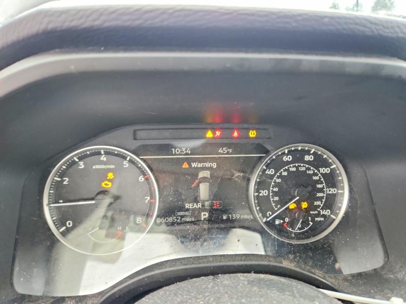 2022 Mitsubishi Outlander VIN JA4J4UA85NZ067906 COPART salvage auction — FRONT END, Or - Lien Papers Salvage, sold $3,250 on 2026-07-13 (photo 9)
