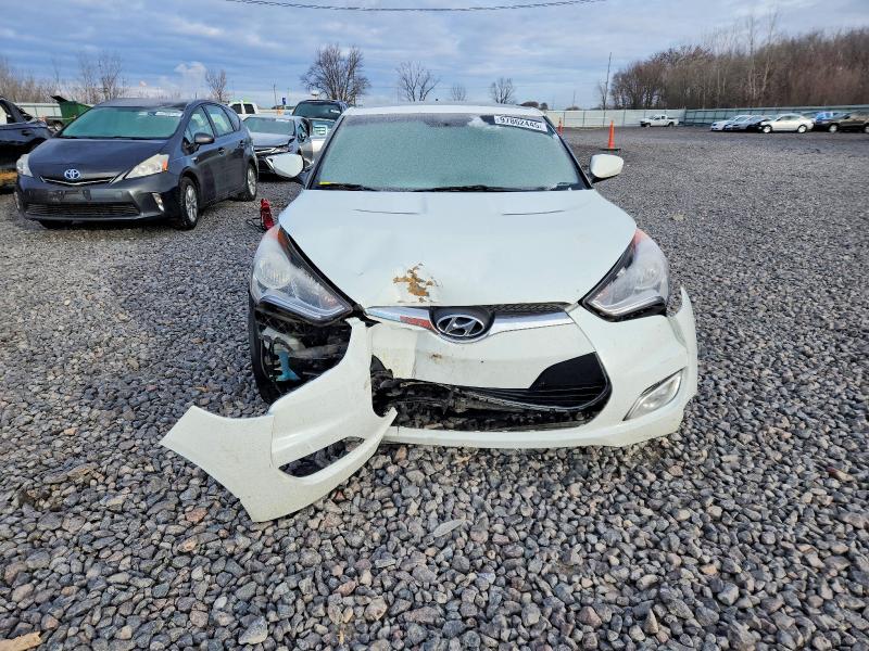 2012 Hyundai Veloster VIN KMHTC6AD2CU064493 COPART salvage auction — FRONT END, Il - Salvage Certificate, sold $625 on 2026-07-06 (photo 5)