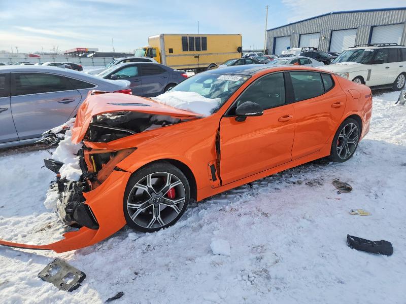 2019 Kia Stinger VIN KNAE35LC6K6070924 COPART salvage auction — FRONT END, Il - Salvage Certificate, sold $4,750 on 2026-07-13 (photo 1)