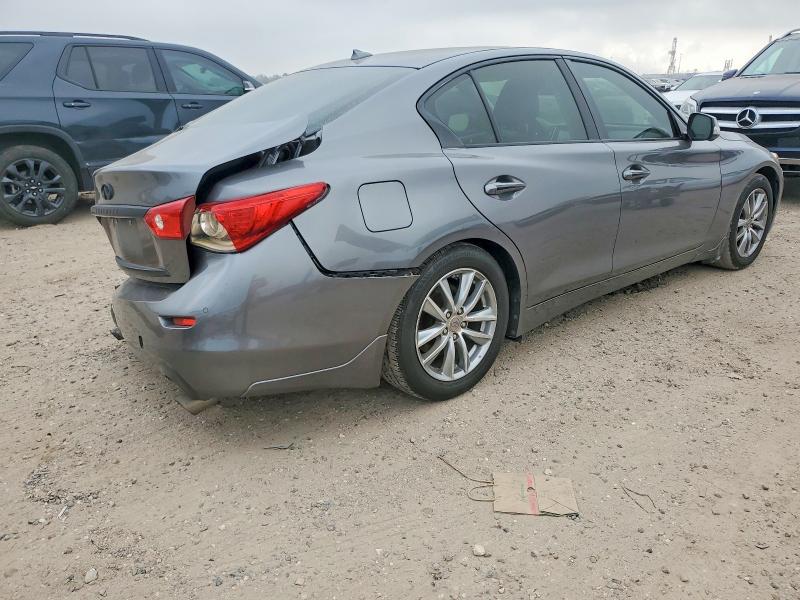 2017 Infiniti Q50 VIN JN1EV7AP1HM741146 COPART salvage auction — REAR END, Tx - Nonrepairable Title, sold $150 on 2026-07-30 (photo 3)