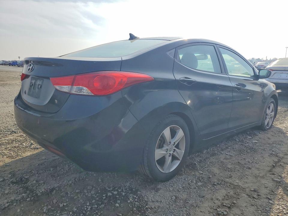 2013 Hyundai Elantra VIN KMHDH4AE2DU873075 COPART salvage auction — NORMAL WEAR, Ca - Salvage Acquisition Billofsale, sold $625 on 2026-07-09 (photo 3)