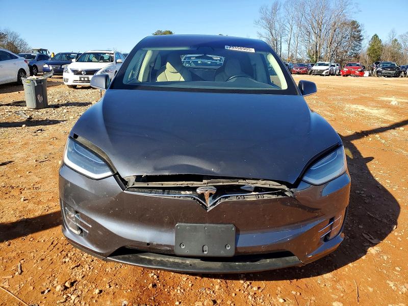 2017 Tesla Model x VIN 5YJXCBE28HF050119 COPART salvage auction — REAR END, NC - CERTIFICATE OF TITLE, sold $5,300 on 2026-07-06 (photo 5)