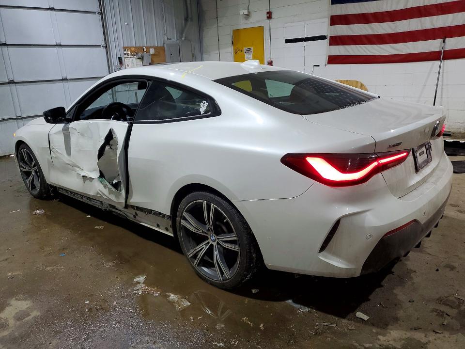 2021 BMW 4er VIN WBA73AP08MCF74593 COPART salvage auction — SIDE, ID - SALVAGE CERTIFICATE OF TITLE, sold $13,700 on 2026-07-14 (photo 2)