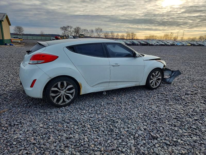 2012 Hyundai Veloster VIN KMHTC6AD2CU064493 COPART salvage auction — FRONT END, Il - Salvage Certificate, sold $625 on 2026-07-06 (photo 3)