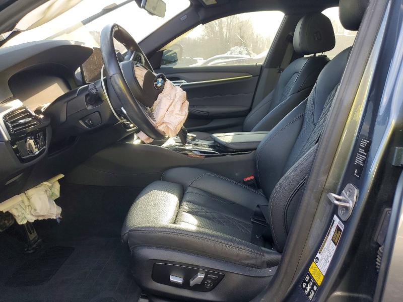 2022 BMW 5er VIN WBA13BJ01NWX57691 COPART salvage auction — REAR END, Salvage Title, sold $11,600 on 2026-08-11 (photo 7)