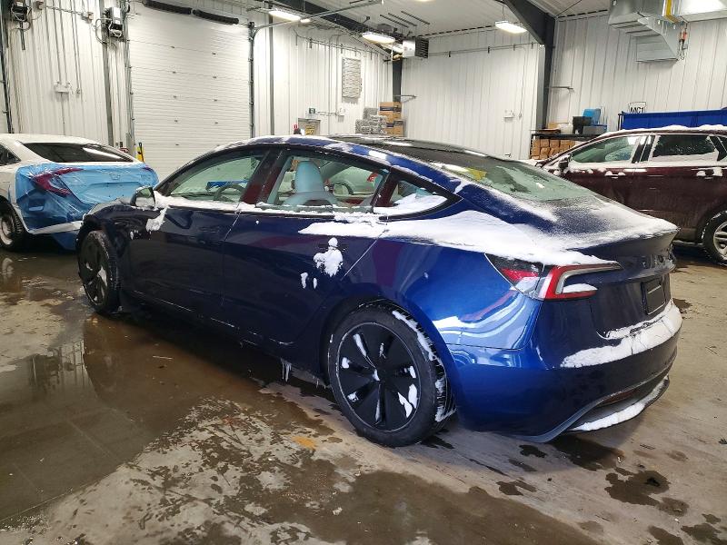 2024 Tesla Model 3 VIN LRW3E7FA2RC276485 COPART salvage auction — FRONT END, Qc - Gravement Accidente, sold $11,300 on 2026-07-02 (photo 2)