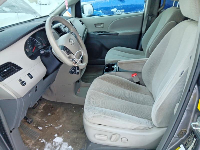 2011 Toyota Sienna VIN 5TDJK3DC5BS019308 COPART salvage auction — FRONT END, Ak - Bill Of Sale- Salvage, sold $450 on 2026-07-07 (photo 7)