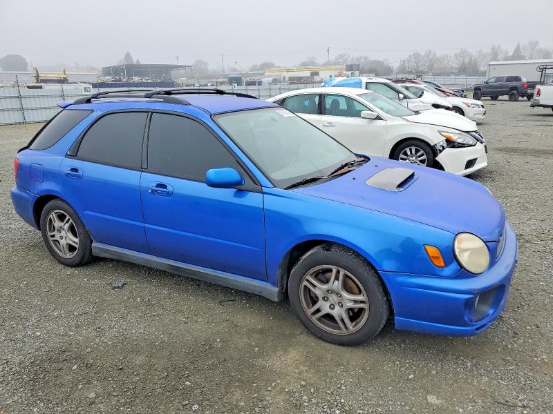 2002 Subaru Wrx VIN JF1GG29672G832514 COPART salvage auction — REAR END, Ca - Salvage Certificate, sold $650 on 2026-07-14 (photo 4)