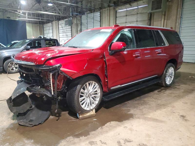 2026 Cadillac Escalade VIN 1GYS9KKL3TR141060 COPART salvage auction — Front End, MI - CERT OF TITLE-SALVAGE VEHICLE, sold $47,250 on 2026-02-17 (photo 1)