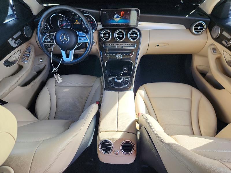 2020 Mercedes-benz C class VIN WDDWF8DB9LR563606 COPART salvage auction — SIDE, Fl - Certificate Of Destruction, sold $6,600 on 2026-08-11 (photo 8)