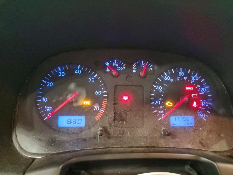 2006 Volkswagen Golf VIN 9BWFL61JX64012238 COPART salvage auction — NORMAL WEAR, VT - BILL OF SALE - PARTS ONLY, sold $275 on 2026-07-27 (photo 9)