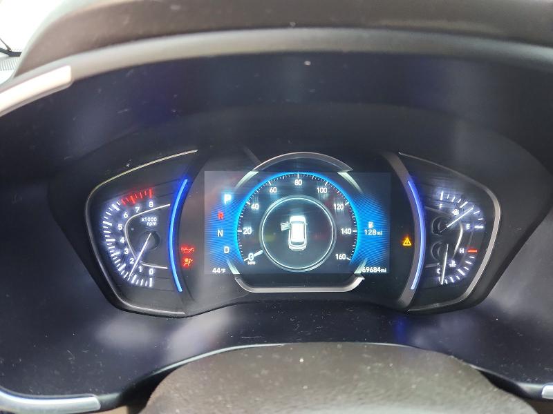 2019 Hyundai Santa fe VIN 5NMS3CAD7KH066048 COPART salvage auction — FRONT END, MI - CERT OF TITLE-SALVAGE VEHICLE, sold $3,050 on 2026-07-02 (photo 9)