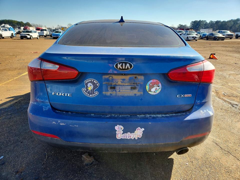 2014 Kia Forte VIN KNAFX4A84E5050909 COPART salvage auction — FRONT END, Ok - Cert Of Title-Salvage, sold $650 on 2026-07-13 (photo 6)