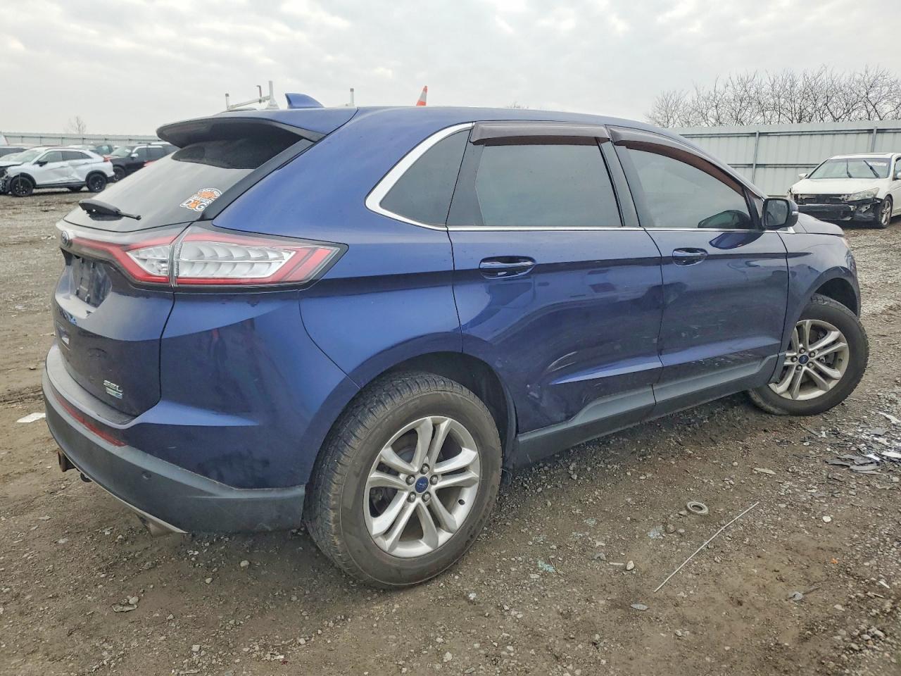 2016 Ford Edge VIN 2FMPK4J98GBC67839 COPART salvage auction — Side, IN - CERT OF TITLE-SALVAGE TITLE, sold $1,550 on 2026-07-09 (photo 3)